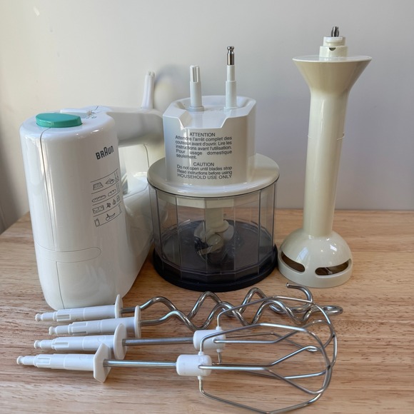 Braun MultiMix 4-in-1 Hand Mixer M880 White 280W Immersion Blender Mixer Chopper - Picture 10 of 11